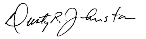 Dusty R Johnston Signature
